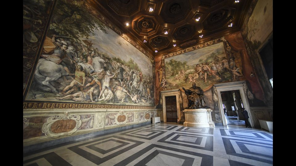 Presentazione, ai Musei Capitolini, del restauro della Sala degli Orazi e Curiazi, con gli affreschi dipinti dal Cavalier d'Arpino fra il 1597 e il 1619