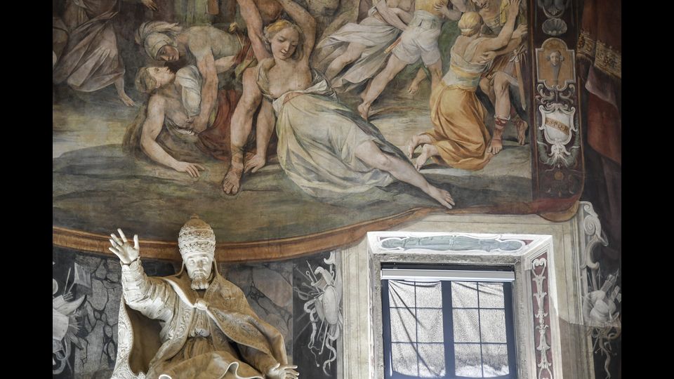 &nbsp;Presentazione, ai Musei Capitolini, del restauro della Sala degli Orazi e Curiazi, con gli affreschi dipinti dal Cavalier d'Arpino fra il 1597 e il 1619