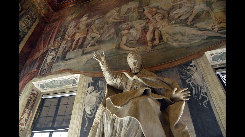 &nbsp;Presentazione, ai Musei Capitolini, del restauro della Sala degli Orazi e Curiazi, con gli affreschi dipinti dal Cavalier d'Arpino fra il 1597 e il 1619