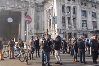 protesta taxi milano&nbsp;