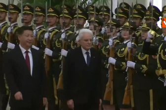 Sergio Mattarella e Xi Jinping&nbsp;(AgenziaVista)