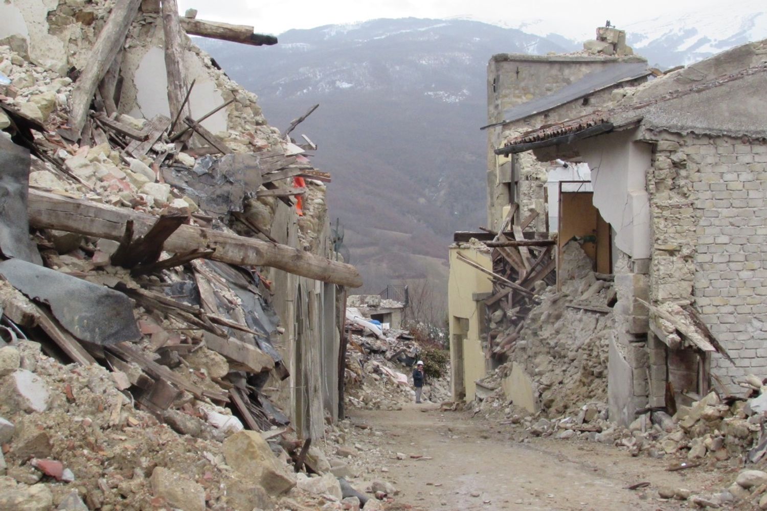 Le macerie di Accumoli