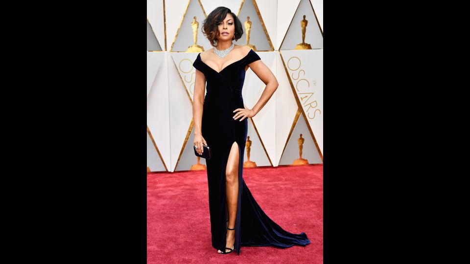 Taraji P. Henson in Alberta Ferretti (Afp)