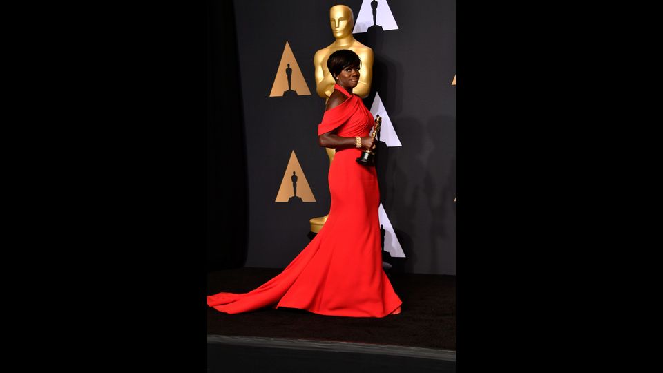 &nbsp;Viola Davis in Armani Priv&eacute; (Afp)