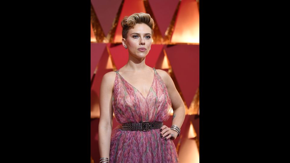 &nbsp;Scarlett Johansson in Alaia (Afp)