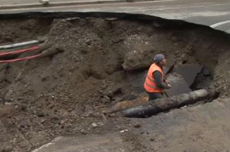 &nbsp;Cratere strada Torino