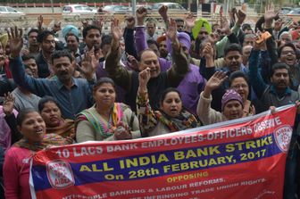 &nbsp;sciopero banche India (Afp)