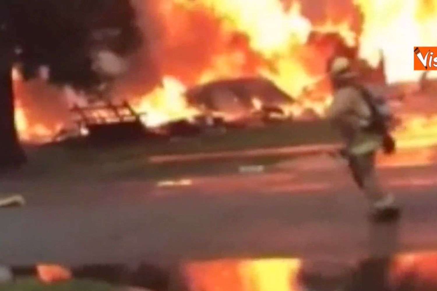 schianto aereo in California&nbsp;