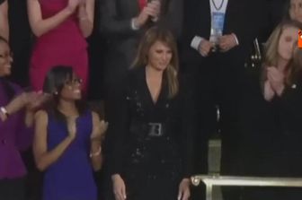 &nbsp;Melania Trump in Senato (AgenziaVista)