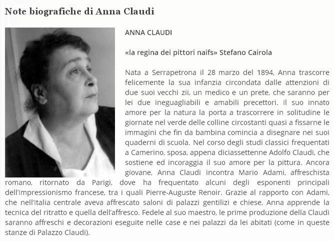&nbsp;Anna Claudi