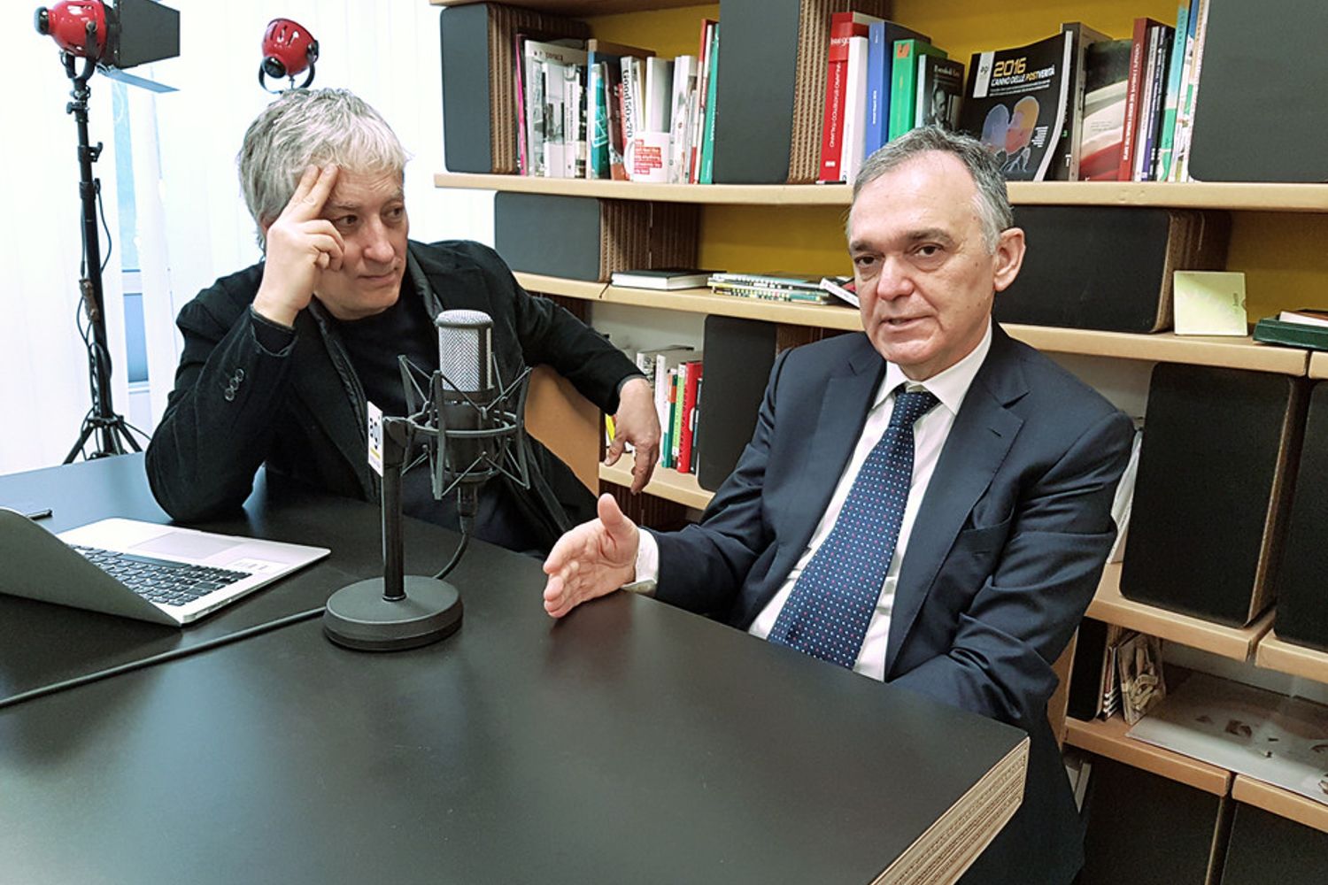 Enrico Rossi e Riccardo Luna  a Viva l'Italia&nbsp;