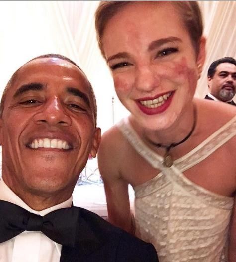 Barak Obama e Bebe Vio (Instagram)&nbsp;