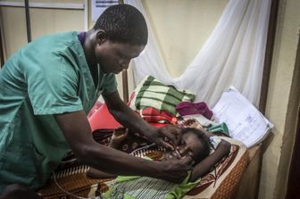 Ospedale africano, Africa (Afp)