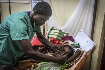 Ospedale africano (Afp)&nbsp;