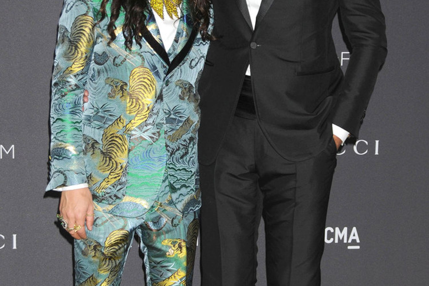 Alessandro Michele, direttore creativo di Gucci e Marco Bizzarri, presidente e CEO di Gucci (Agf)