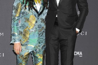 Alessandro Michele, direttore creativo di Gucci e Marco Bizzarri, presidente e CEO di Gucci (Agf)