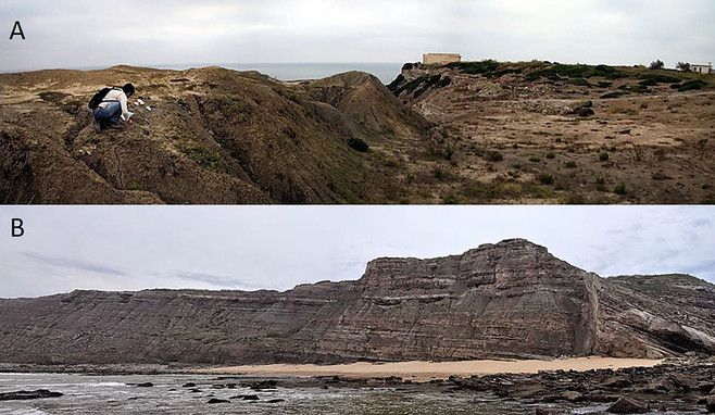 Sito del ritrovamento a Lourinha,&nbsp;in Portogallo (Foto da Plos One)&nbsp;