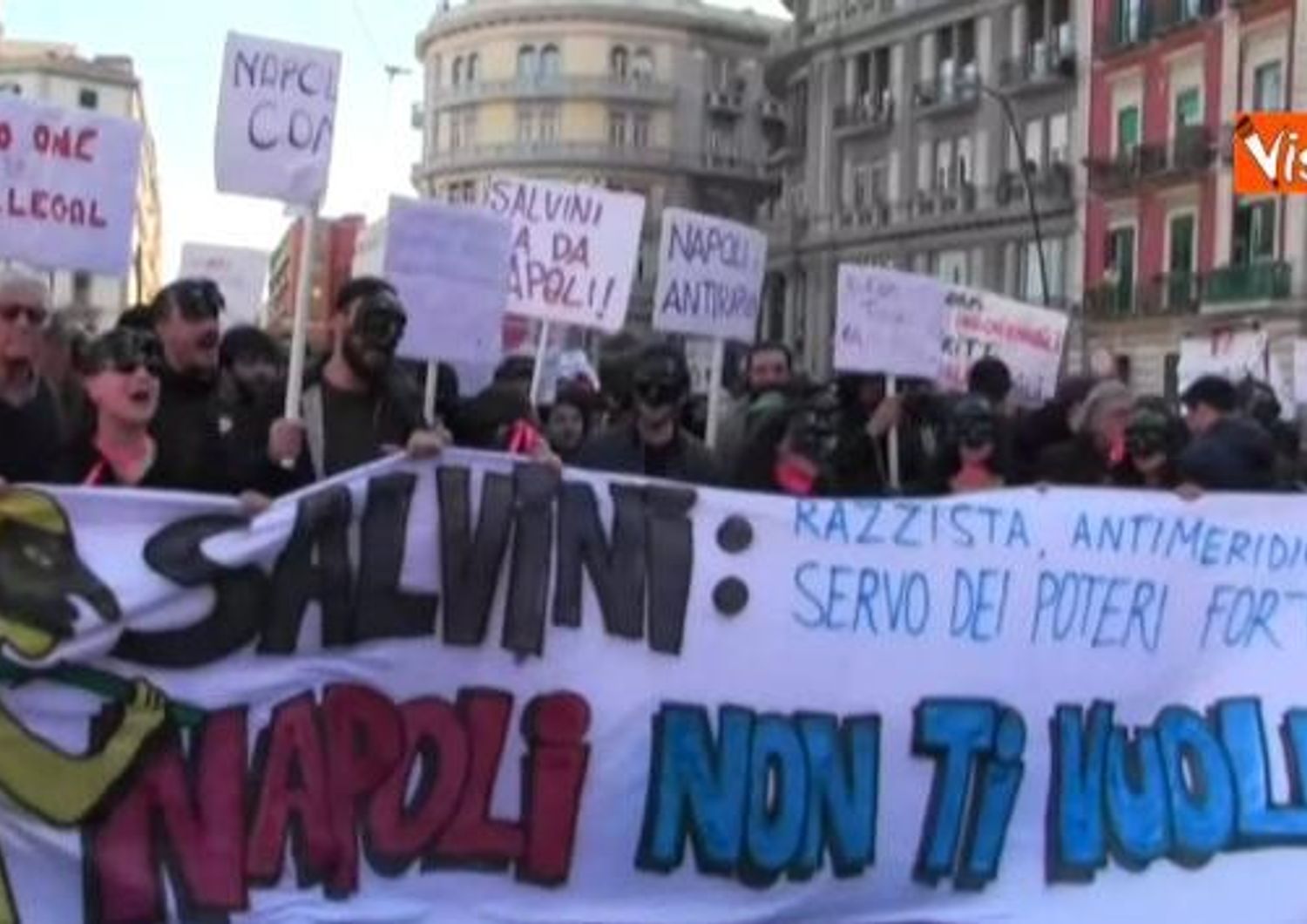 &nbsp;Manifestazione anti-Salvini a Napoli&nbsp;