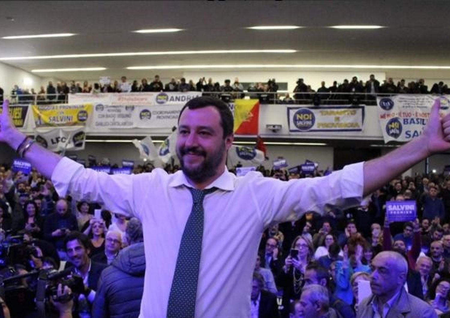 &nbsp;Salvini a Napoli