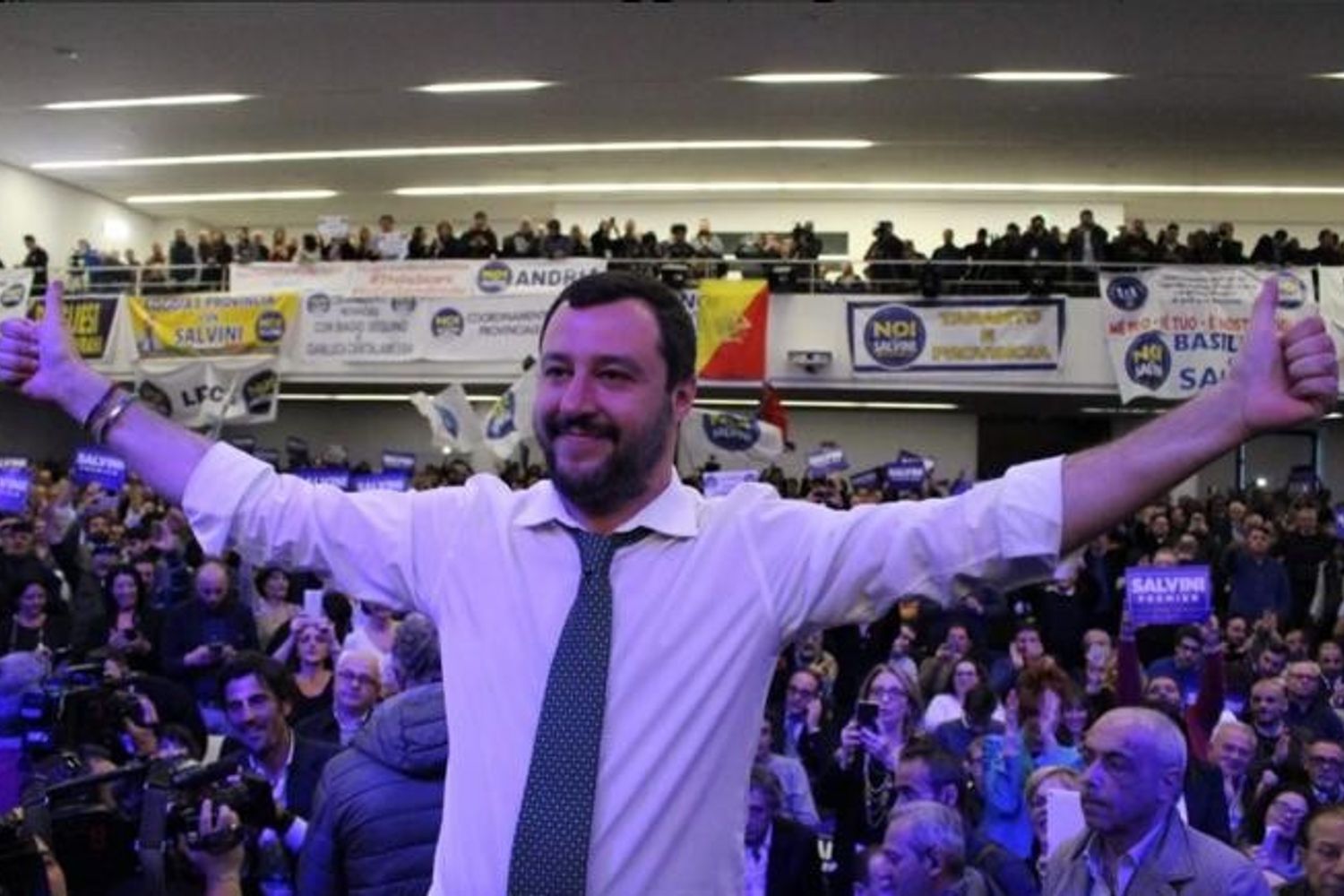 &nbsp;Salvini a Napoli
