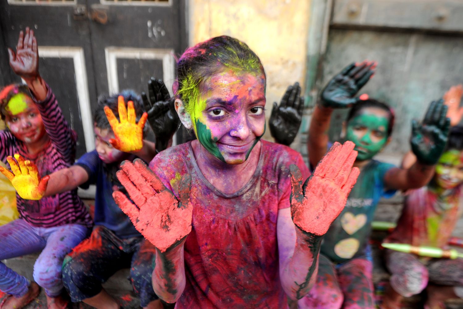 Celebrazioni Holi Festival (Afp)&nbsp;