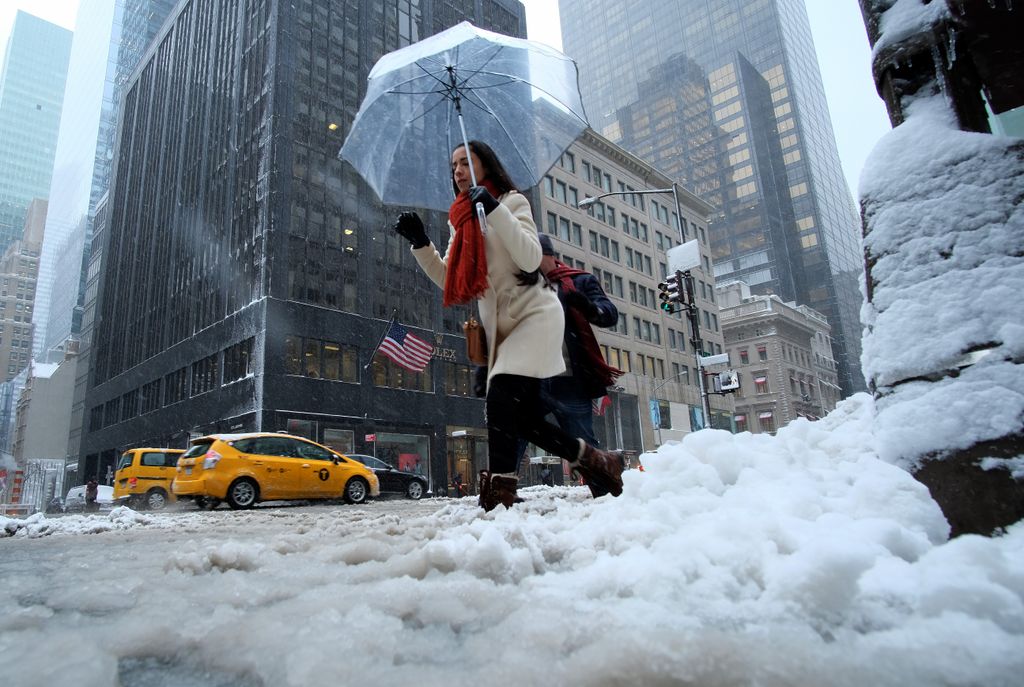 &nbsp;New York, bufera di neve del 2016 (AFP)