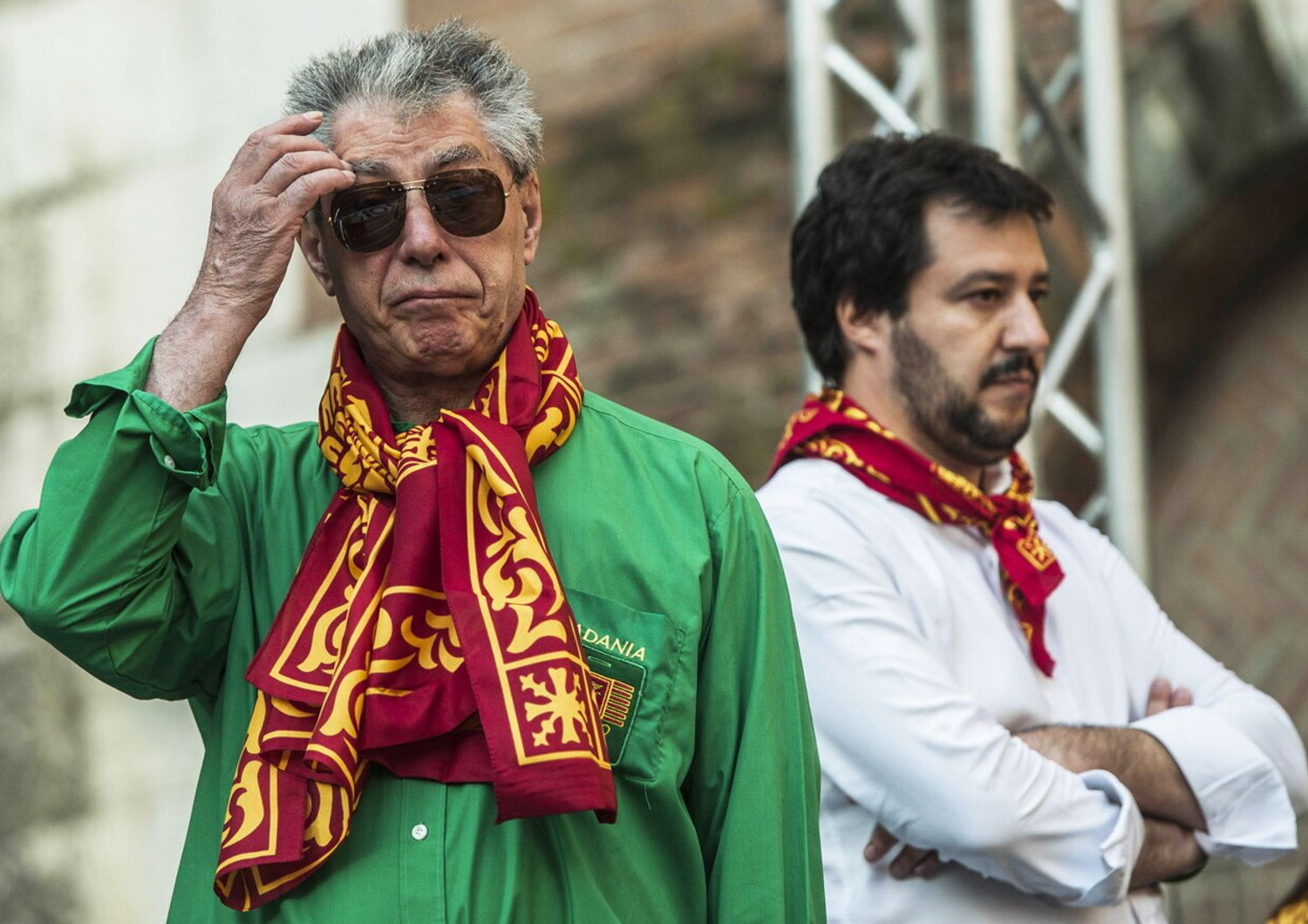 Umberto Bossi e Matteo Salvini (Agf)&nbsp;