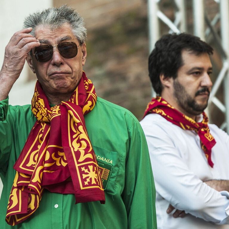 Umberto Bossi e Matteo Salvini (Agf)&nbsp;