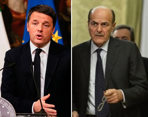 Renzi e Bersani, la staffetta del 2013&nbsp;