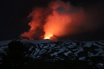 Eruzione del vulcano Etna (afp)