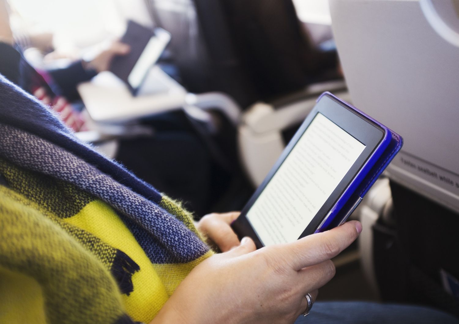 Tablet in aereo, in volo, a bordo (Afp)&nbsp;