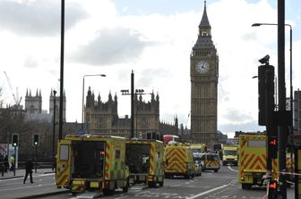 &nbsp;Attentato Londra ambulanze polizia (Afp)