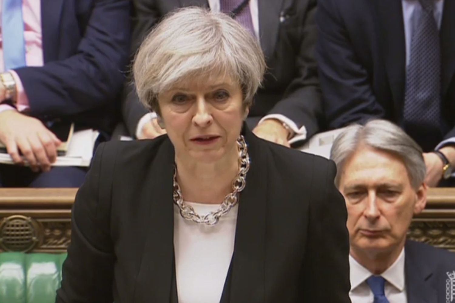 &nbsp;Theresa May (Afp)