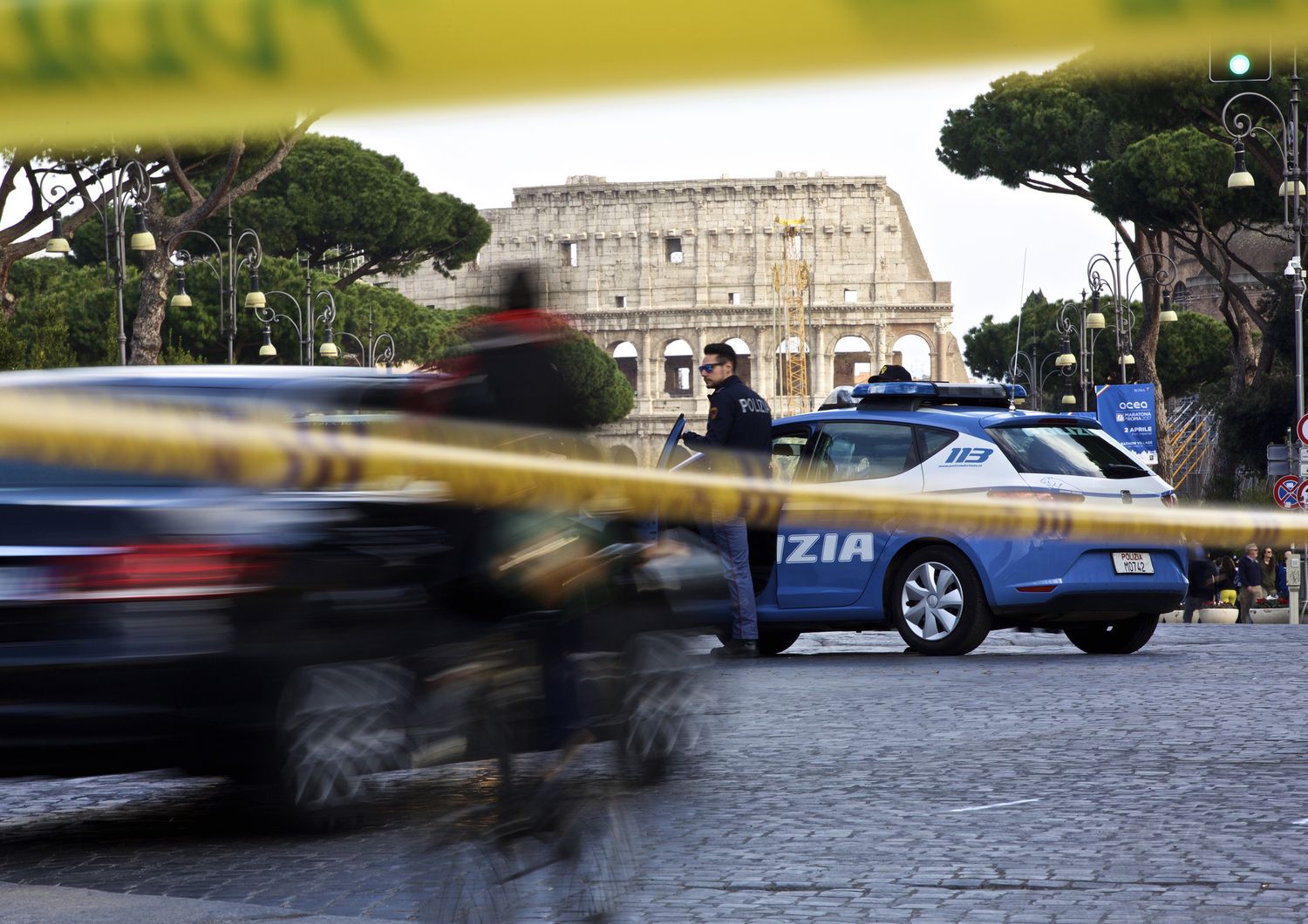 &nbsp;Trattati di Roma misure antiterrorismo a Roma (Agf)