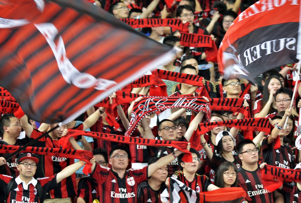 Tifosi cinesi del Milan