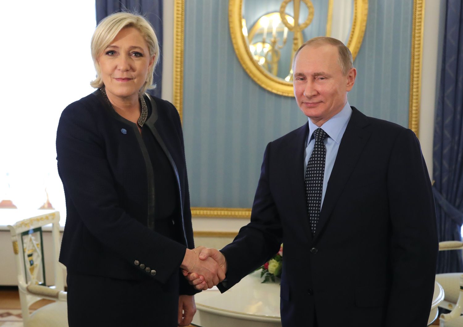 &nbsp;Putin Le Pen (Afp)
