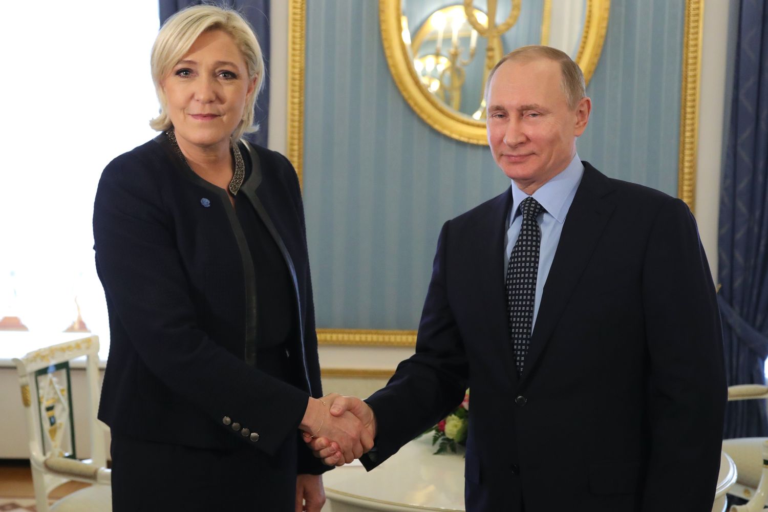&nbsp;Putin Le Pen (Afp)