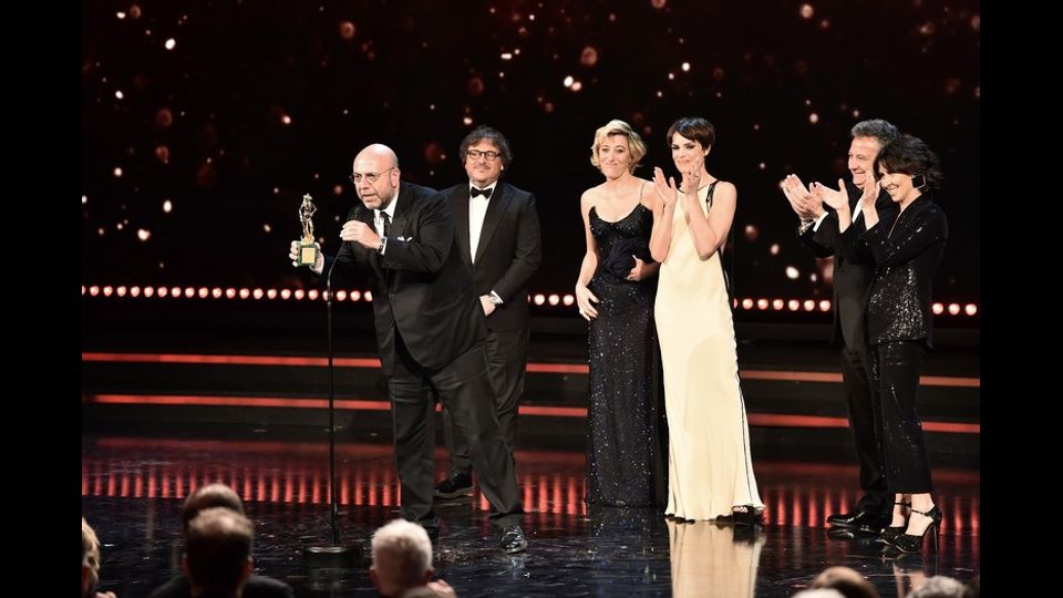 Vincitore del Premio David di Donatello 2017 come miglior film &quot;La pazza gioia&quot;, regia di Paolo Virz&igrave; (nella foto il cast)