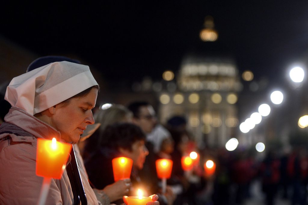 &nbsp;Via crucis prostituzione (Afp)