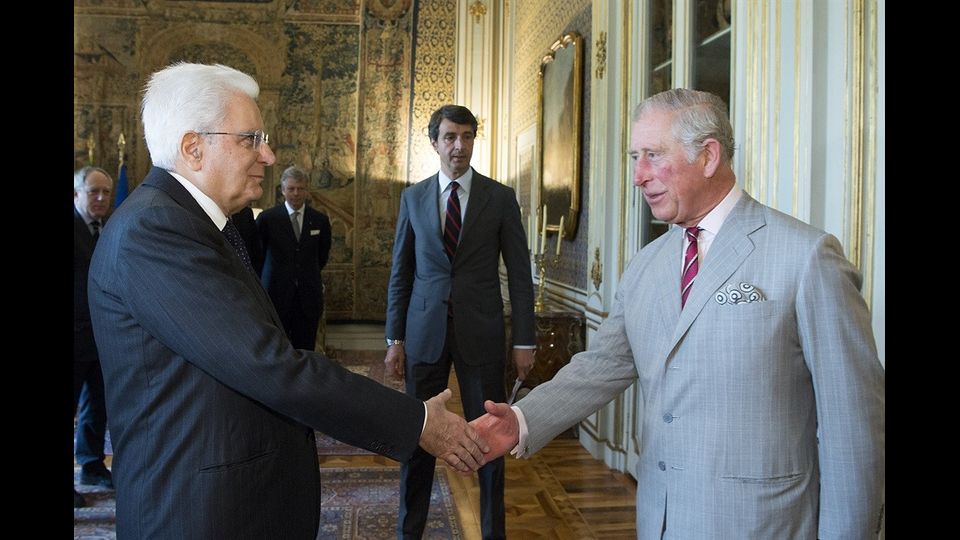 Il Presidente Sergio Mattarella incontra S.A.R. Carlo, Principe di Galles (foto quirinale.it)&nbsp;