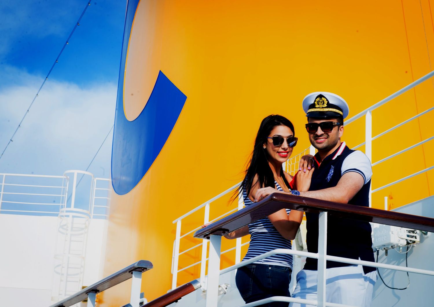Nozze stile Bollywood a bordo della nave da crociera