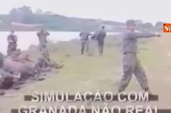 &nbsp;Granata lanciata da parte sbagliata