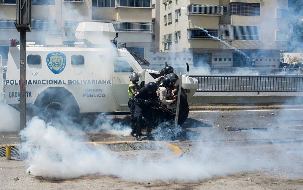 scontri in Venezuela (afp)&nbsp;
