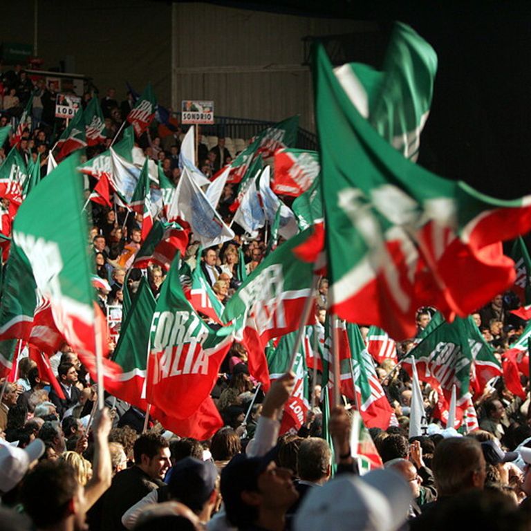 sostenitori di Forza Italia (Agf)