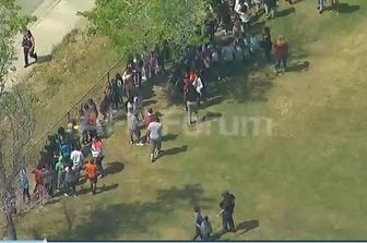 &nbsp;San Bernardino - screenshot da un video Afp