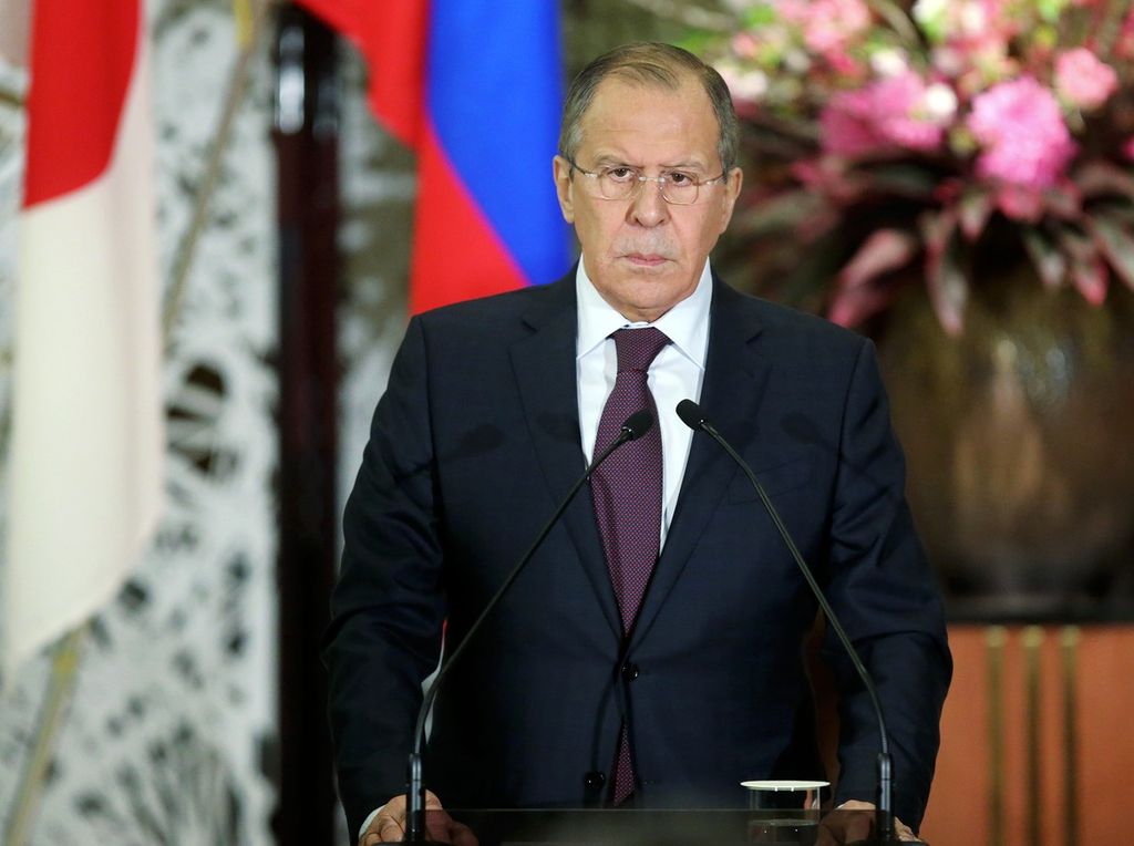 Il ministro degli Esteri russo Sergei Lavrov (afp)&nbsp;