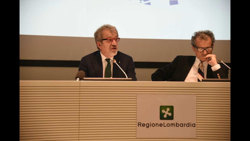 L'intervento del presidente della regione Lombardia, Roberto Maroni, all'Italian Investment Showcase