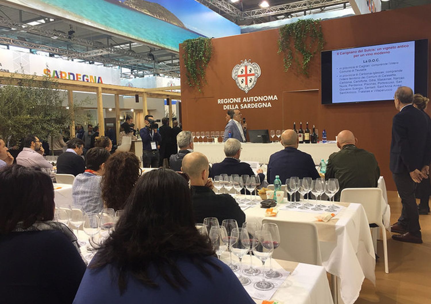 &nbsp;Vinitaly - padiglione Sardegna