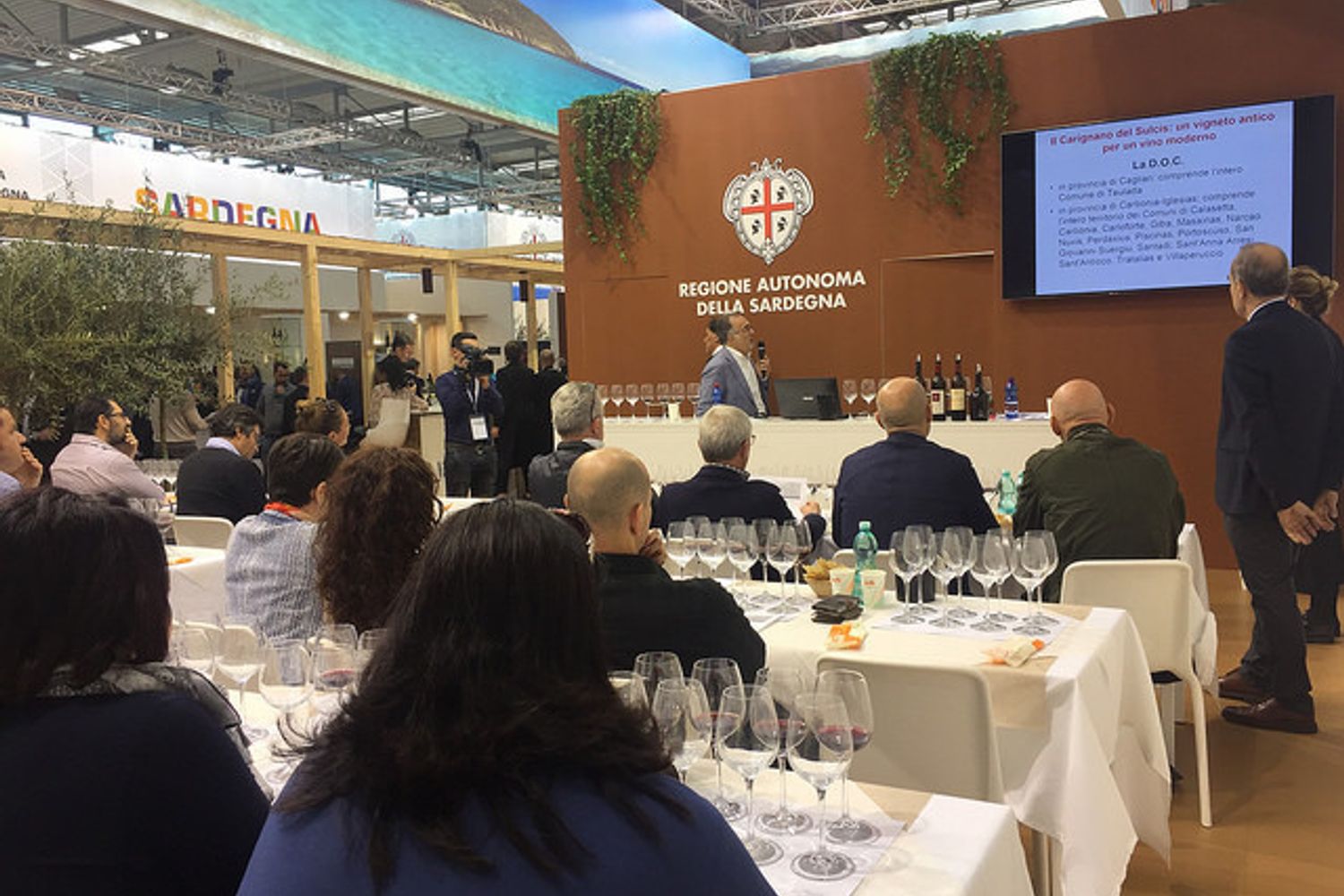 &nbsp;Vinitaly - padiglione Sardegna