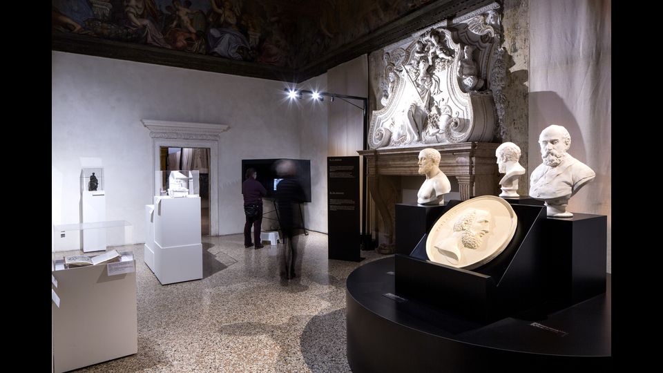 &nbsp;Allestimento della mostra &quot;Andrea Palladio. Il mistero del volto&quot; ,&nbsp;Palladio Museum, Vicenza